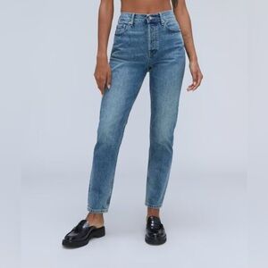 Everlane The 90’s Cheeky Jean Organic Cotton Denim Jeans High Waisted Size 30